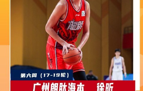 九游娱乐-投篮命中率88.9%！CBA常规赛第六周最佳球员：广州中锋徐昕当选